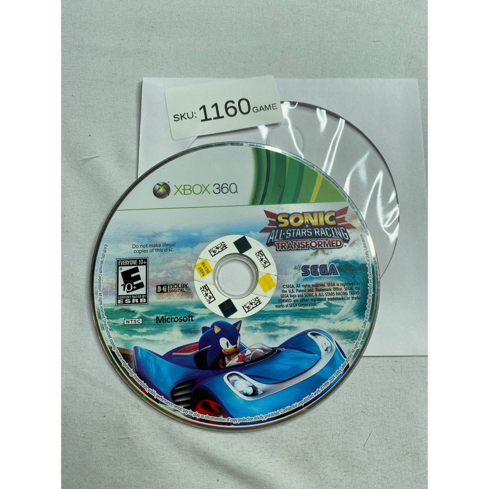Sonic & All-Stars Racing Transformed Xbox 360